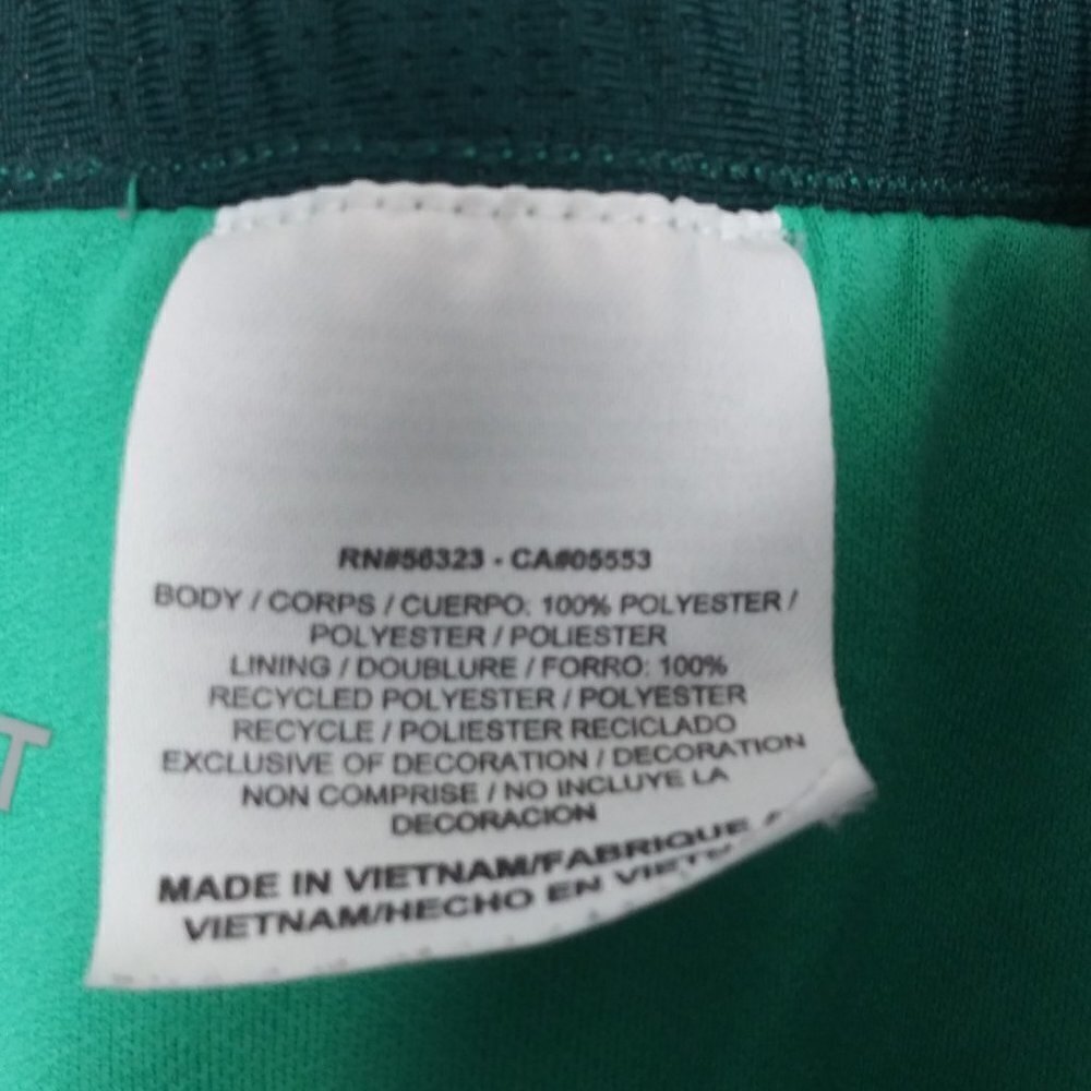 NIKE DRI-FIT Running Shorts Women's size L Green Printed - Picture 8 of 9